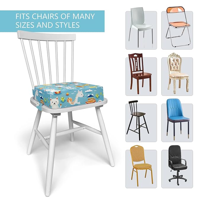 Toddler Booster Seat for Dining Table, Portable Booster Seat for Kitchen Chair - Image 6
