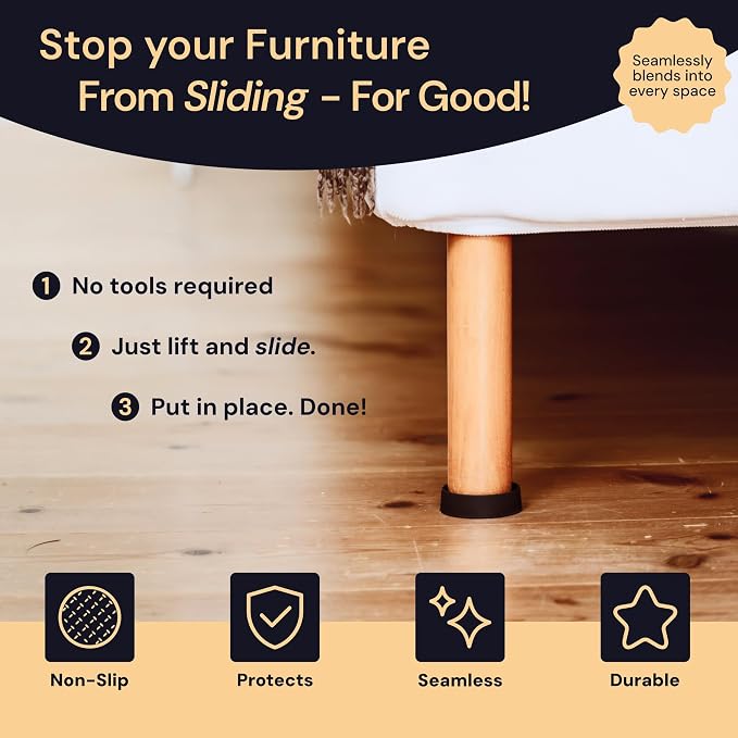 CasterMaster Heavy Duty Non Slip Furniture Pads - Image 3