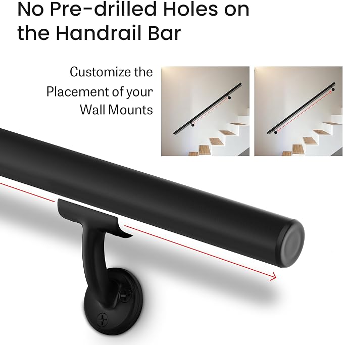 Meranti Aluminum Handrail for Indoor or Outdoor Steps and Stairs – Hand Rails - Image 8
