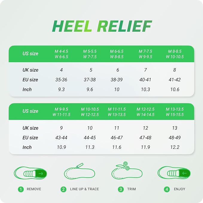 VALSOLE 250+ lbs Plantar Fasciitis High Arch Support Insole - Image 7