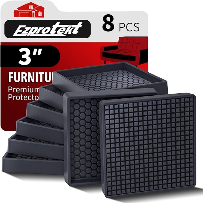 Ezprotekt Non Slip Furniture Pads, Anti-Slip Furniture Coasters by VisittheEzprotekt