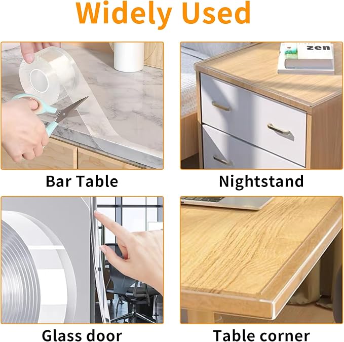 Edge Corner Protector Baby Proofing, Soft Clear Furniture Table Corner Guard & - Image 5