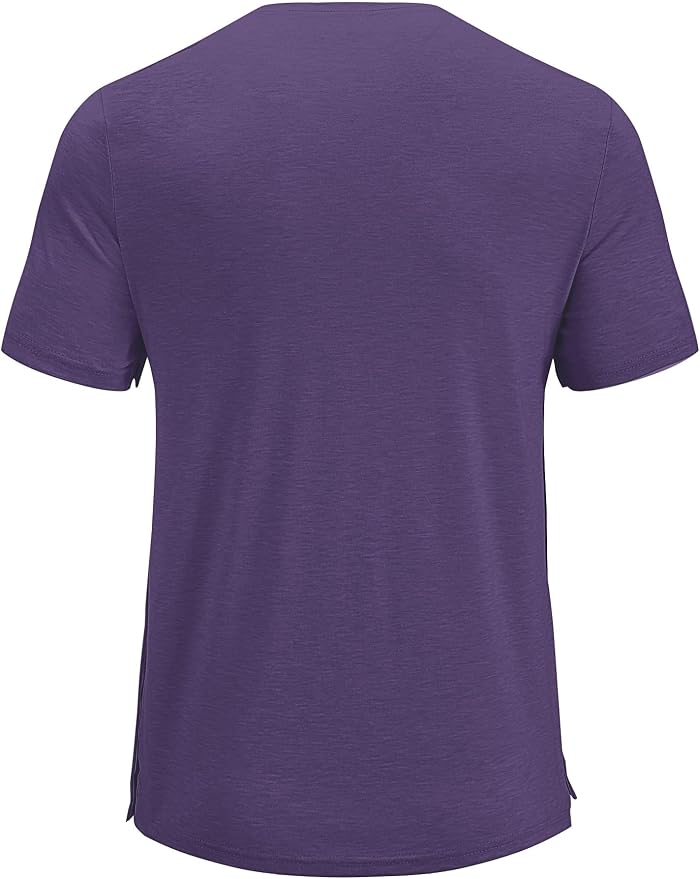 Poriff Men's Post Shoulder Surgery Recovery Shirts Full Tear Away Short Sleeve - Image 3