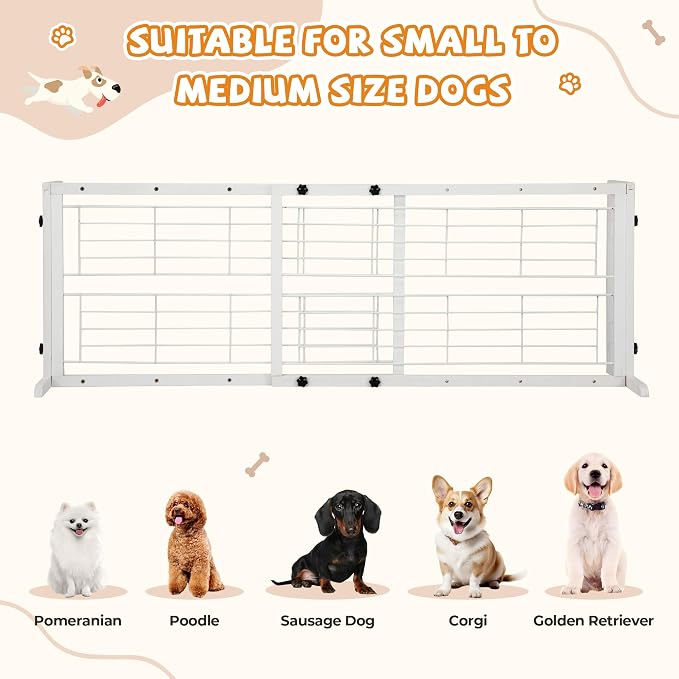 COZIWOW 38" -67" Dog Gate Indoor, Pet Gates - Image 3