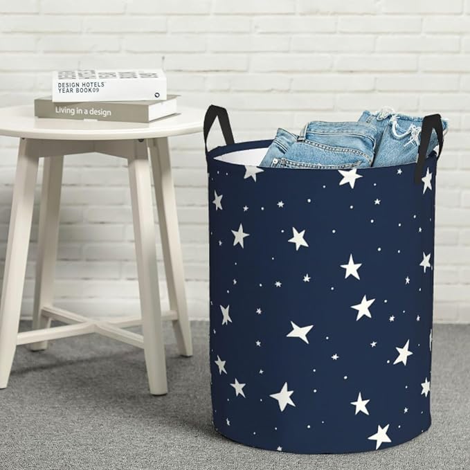 Laundry Basket Small Star Collapsible Large Capacity, 63l Dirty Clothes Basket - Image 4