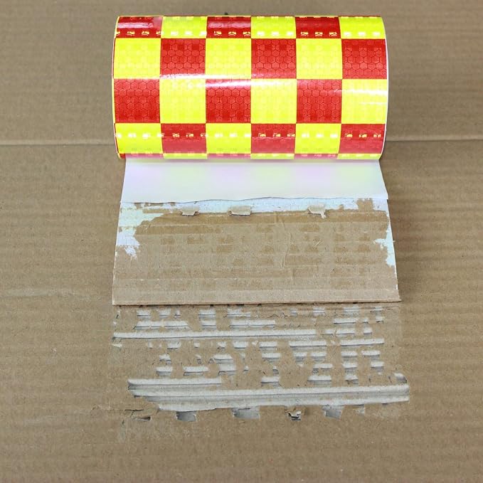 Reflective Tape 6 inch X 10 feet, Outdoor Waterproof Hazard Conspicuity Safety - Image 2