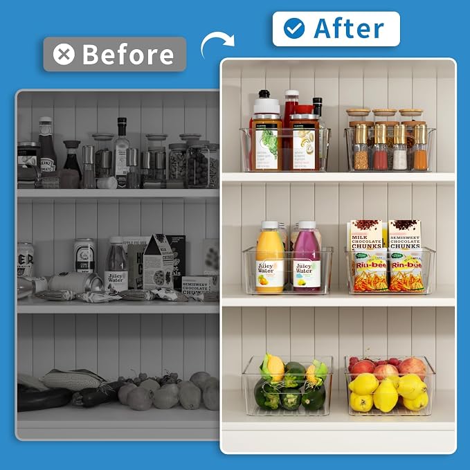 Pantry Organizers and Storage, 4 Pack Snack Organizer - Image 7
