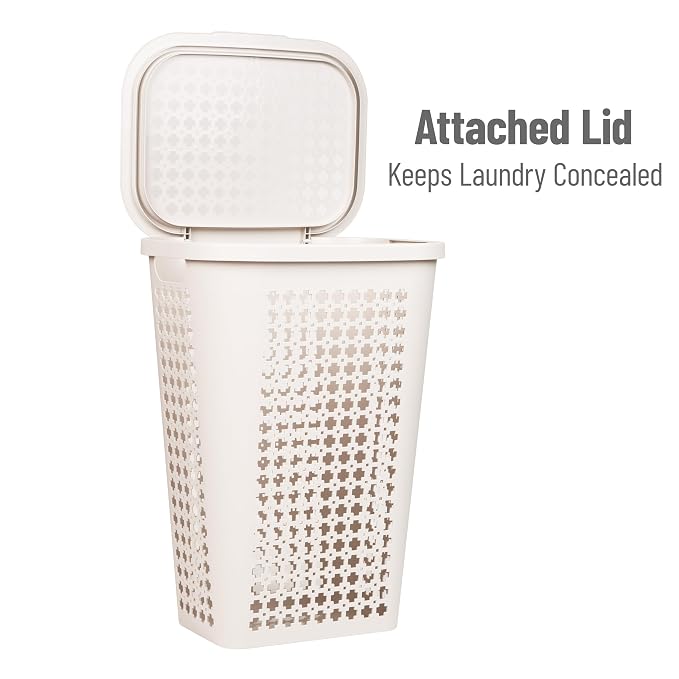 Mind Reader Slim Tapered Laundry Hamper - Image 5