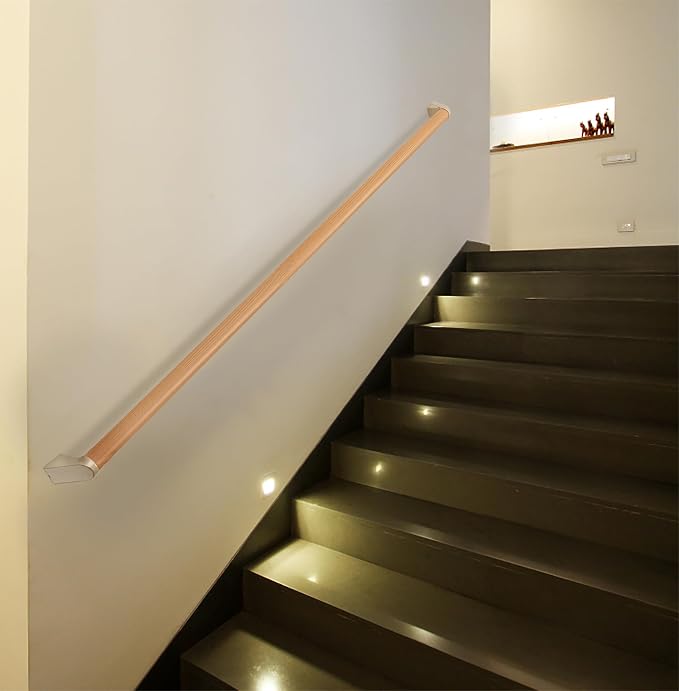 6 FT Modern Aluminum Handrail Set - Image 5