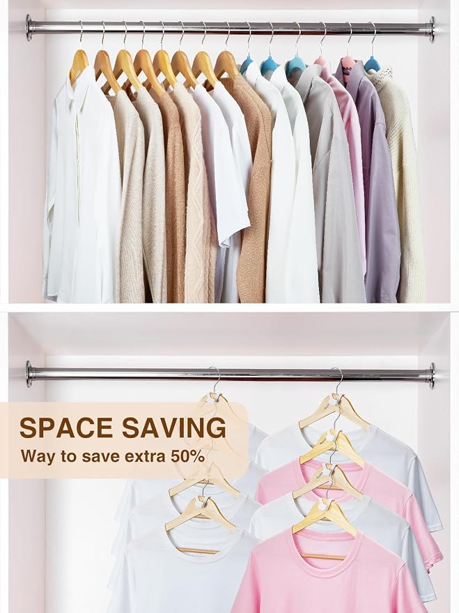 Smartor Clothes Hanger Connector Hooks 120 Pack, Closet Storage and - Image 3