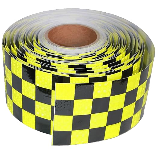 Reflective Tape 4 inch X 166 feet, Outdoor Waterproof Hazard Conspicuity Safety by tuyrchu