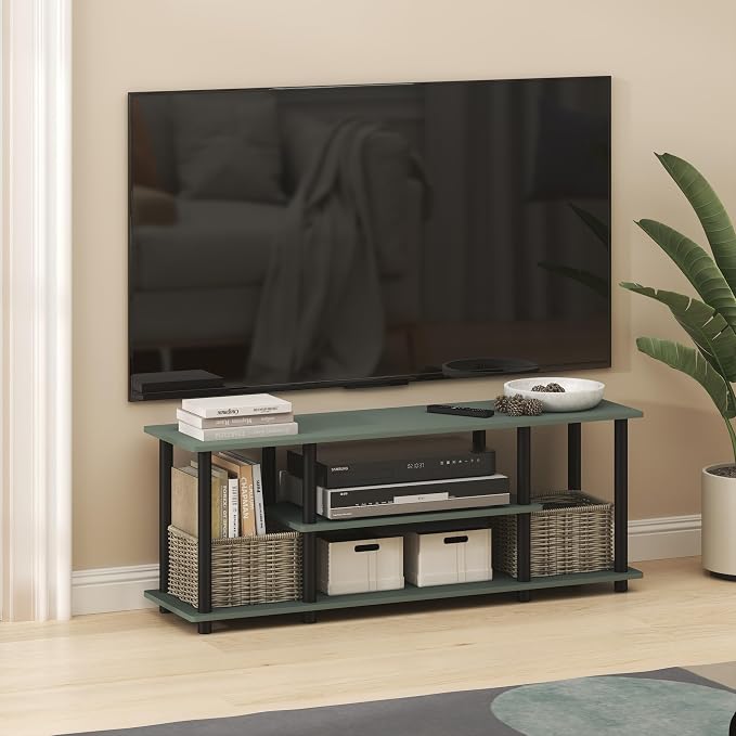Furinno Turn-N-Tube TV Stand, 3-Tier Entertainment Center by Furinno-FitsYourSpaceFitsYourBudget