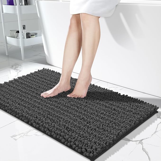 Yimobra Long Bathroom Rugs Non Slip Washable 44x24 Inch - Field & Grace