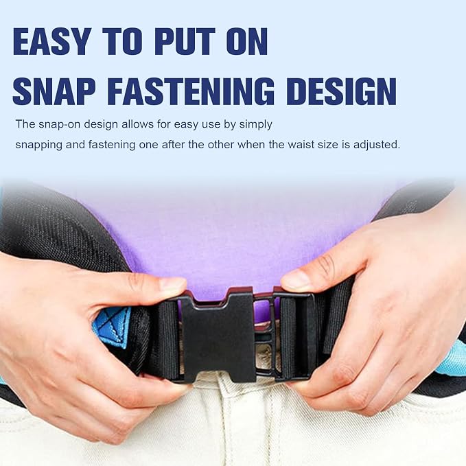Transfer and Walking Gait Belt, Rehabilitation Assistive Device Safety Gait Belt - Image 5
