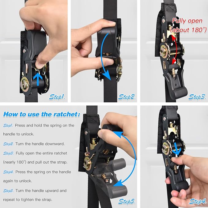 Brebebe Upgrade Door Anchor for Resistance Bands Exercise, Home Gym Workout - Image 5