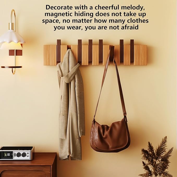 Wall Mounted Piano Key Hanger | Flip Style Hook | Entrance Wall Art Hook - Image 9