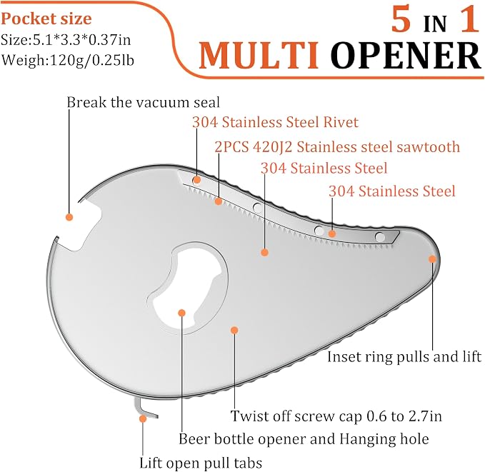 Jar Bottle Can Opener for Weak Hand & Seniors - Image 2