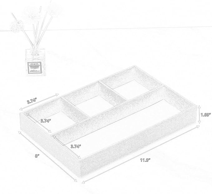 Desktop Glove Box, Nightstand or Dresser Organizer, Valet Tray, Entry Table - Image 4