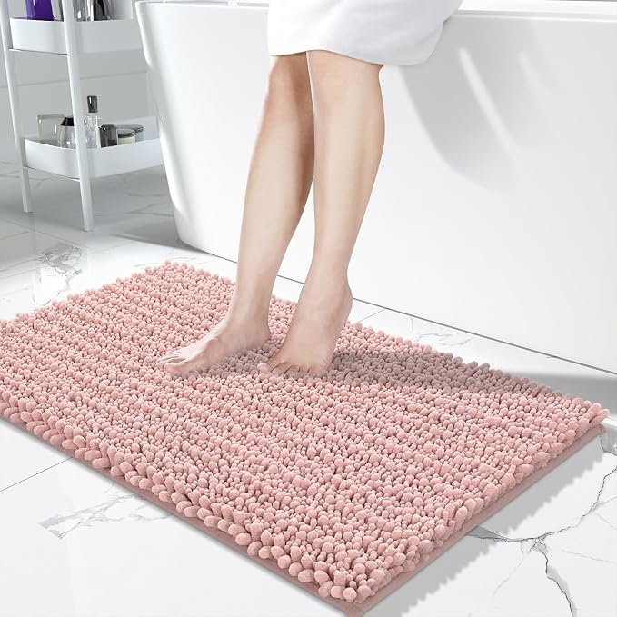 Yimobra Long Bathroom Rugs Non Slip Washable 44x24 Inch by Yimobra