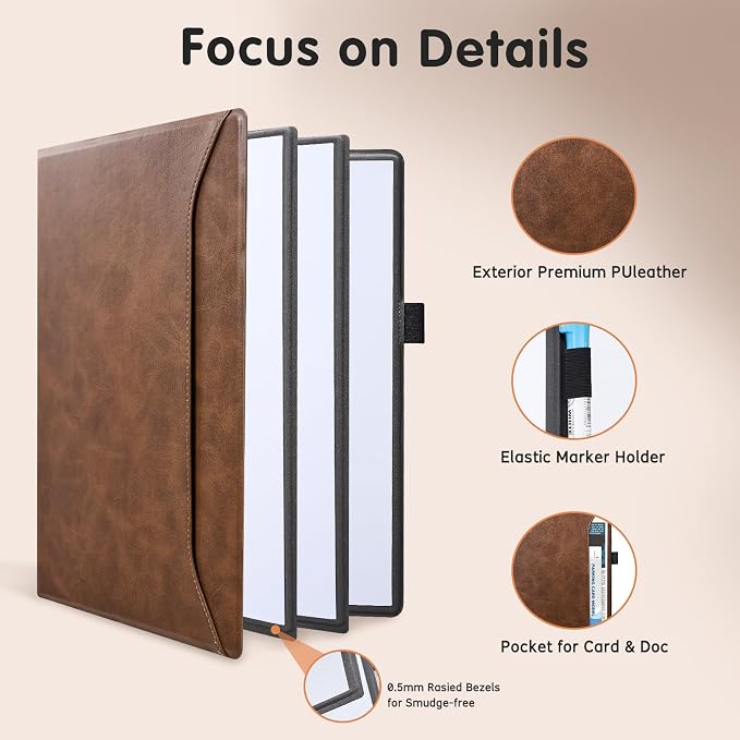 CoBak 6 Sides Portable White Board 12x9 inch - Image 5