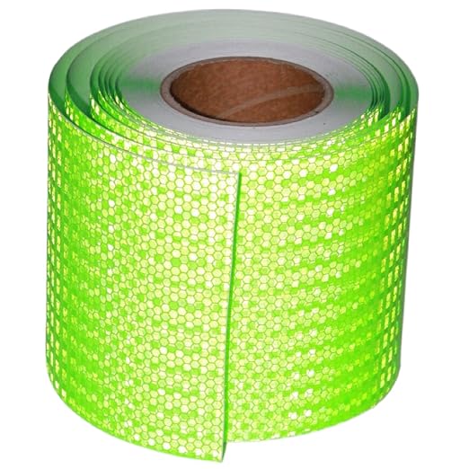 Green Reflective Tape Outdoor Waterproof 6 inch, High Visibility Hazard by tuyrchu