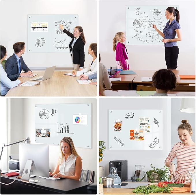 Magnetic Glass Whiteboard, Classroom - Image 8