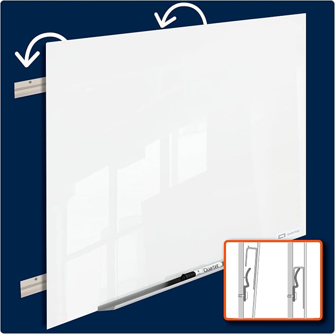 Quartet Magnetic Dry Erase Board, InvisaMount - Image 5
