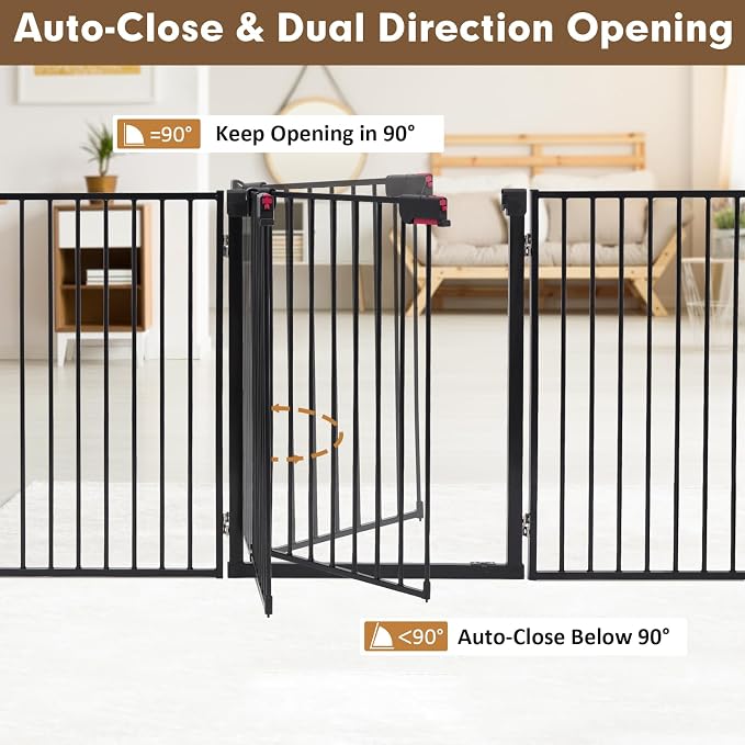 Metal Freestanding Dog Gates - Image 2