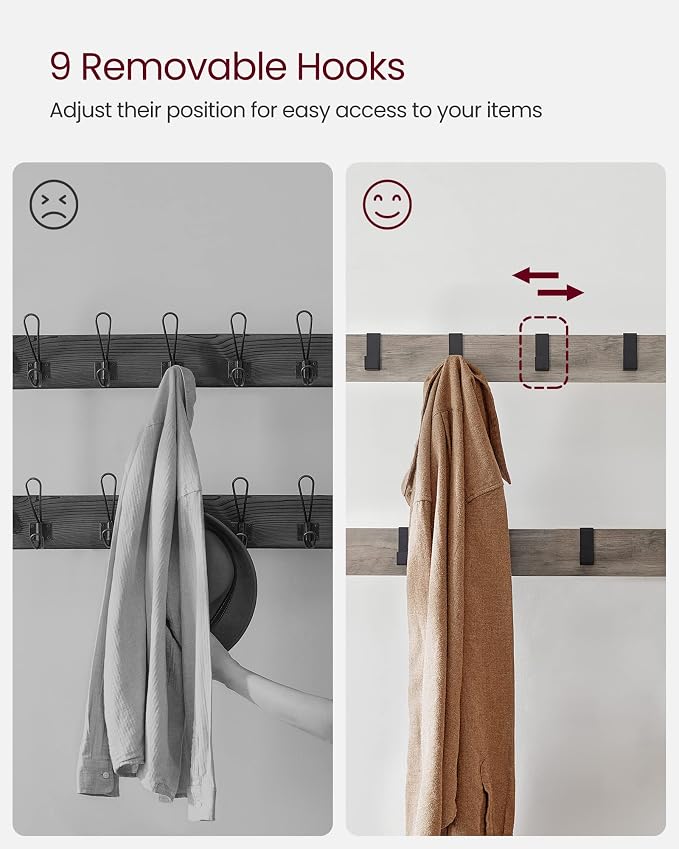 VASAGLE Coat Rack, Hall Tree - Image 6