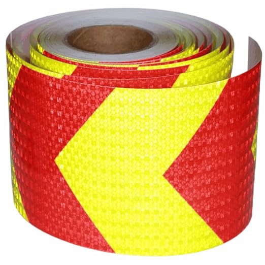 Reflective Tape Outdoor Waterproof 6 inch X 66 feet, High Visibility Hazard by tuyrchu