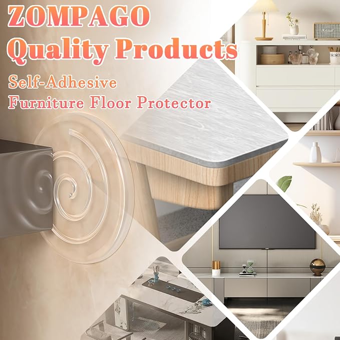Clear Silicone Cabinet Door Bumpers, Circle12 Pcs, Self-Adhesive Sound - Image 4