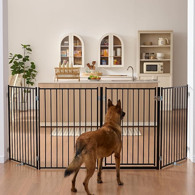 No Pawblems Free Standing Dog Gate by NoPawblems