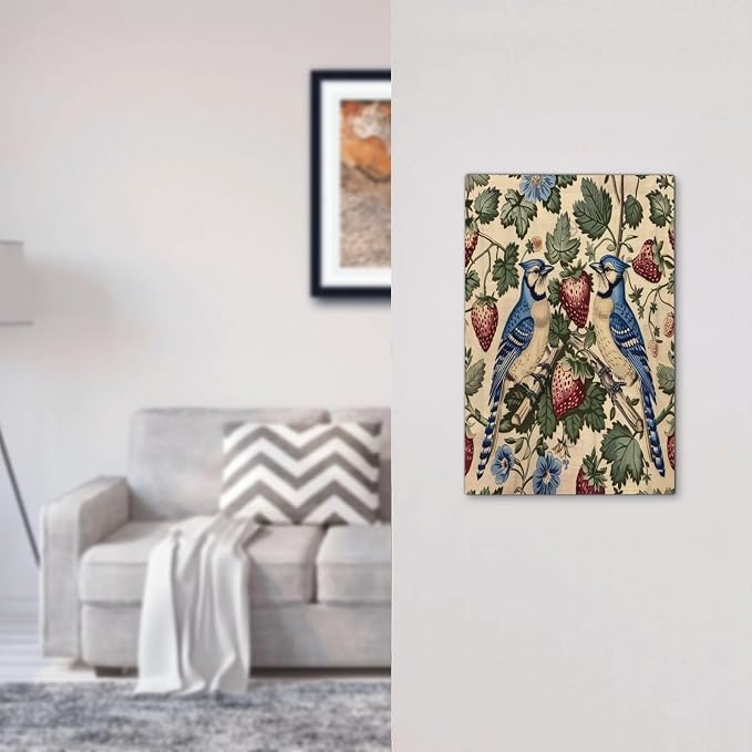 Light Switch Cover Plate Vintage Floral Bird Strawberry Thief William Morris 1 - Image 7