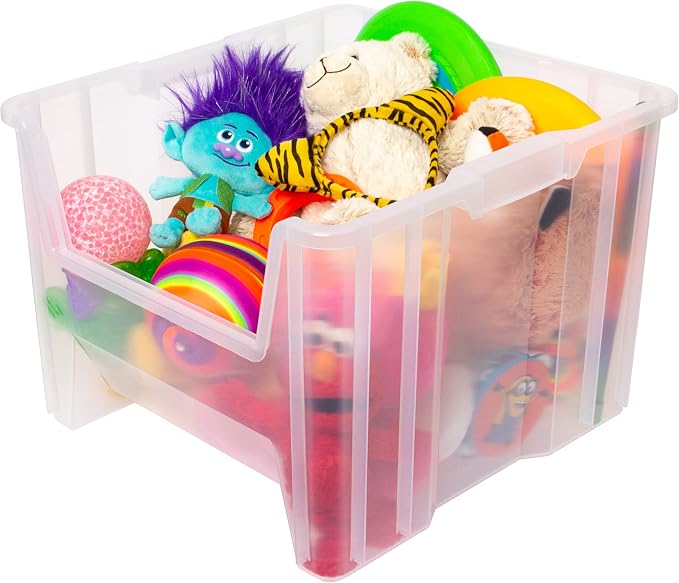 Akro-Mils 13018 Stak-N-Store Heavy Duty Stackable Open Front Plastic Storage - Image 7
