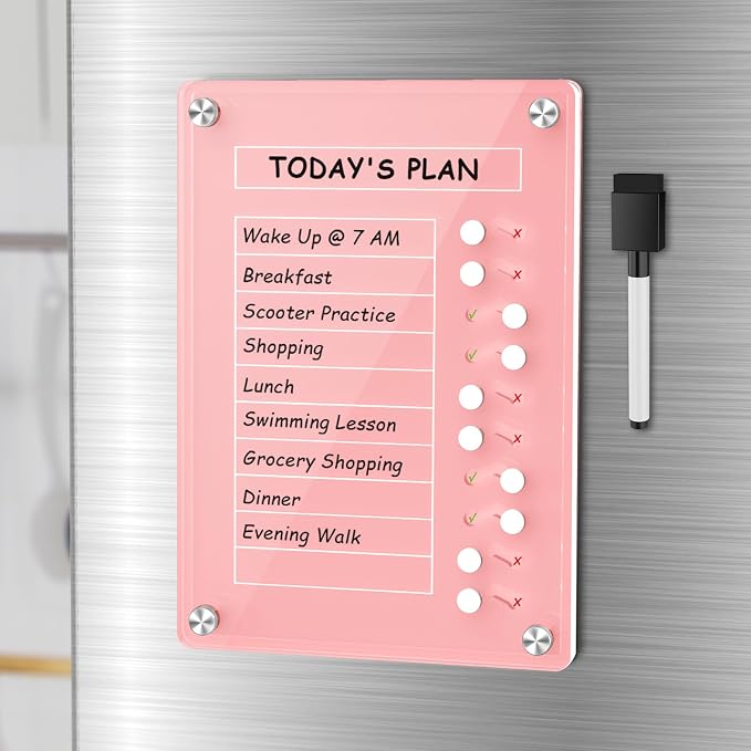 NiHome Acrylic Magnetic To Do List Planning Board by NiHome