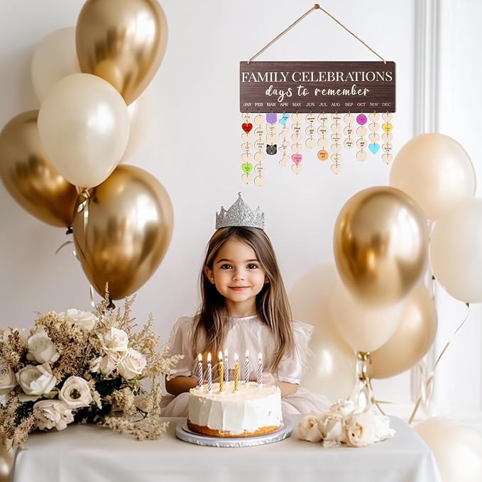 Family Birthday Calendar Board Wall Hanging - Image 8