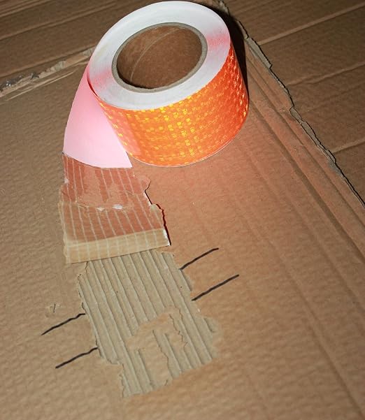 Orange Reflective Tape Outdoor Waterproof 3 inch, High Visibility Hazard - Image 2