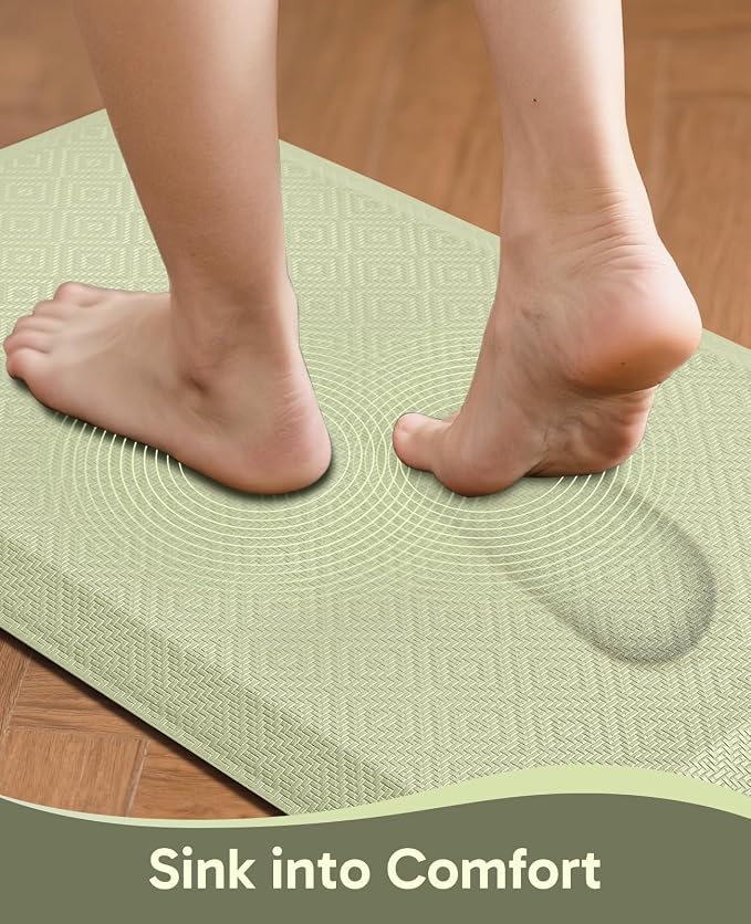 Ophanie Kitchen mats for Floor, 3/4 inch Thick, Kitchen Rugs, Waterproof - Image 2