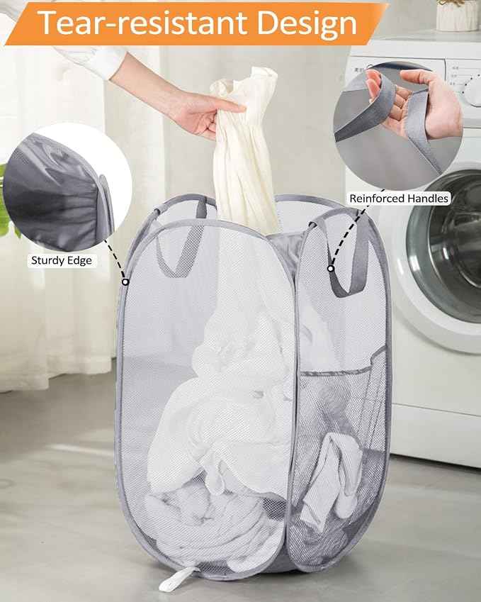 Durable Collapsible Laundry Baskets