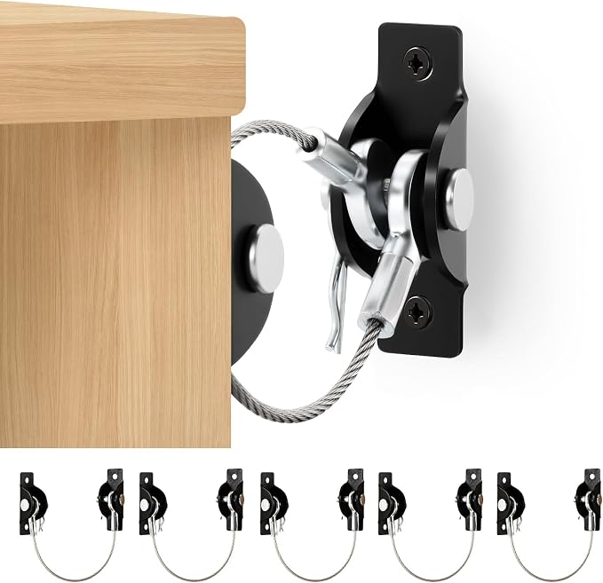 Furniture Anchors Anti-Tip Kit- Furniture Straps by HOME+MASTER+HARDWARE