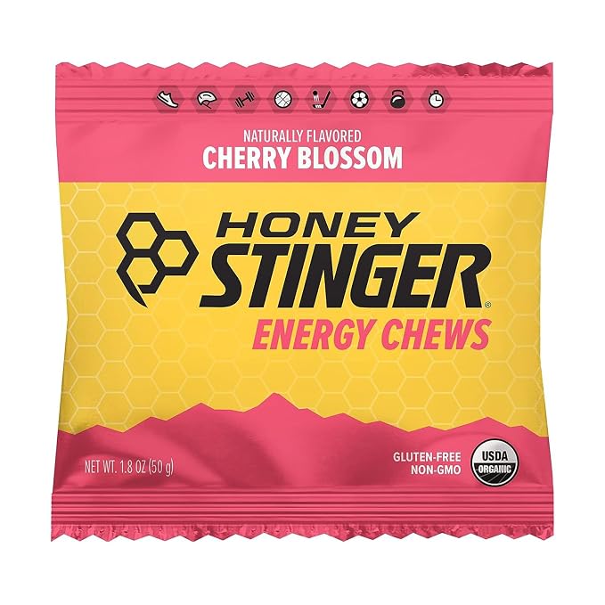 Honey Stinger Organic Cherry Blossom Energy Chew, Gluten Free & Caffeine Free - Image 4