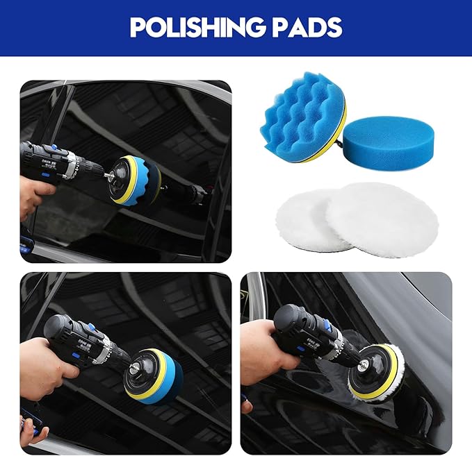 35Pcs Car Detailing Kit, Car Detailing Brush Set, Car Wash Cleaning Kit - Field & Grace