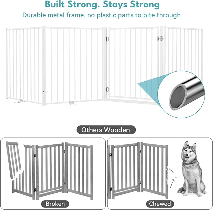 No Pawblems Free Standing Dog Gate - Image 7