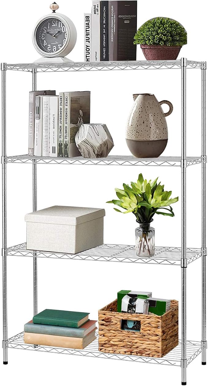 14" D×36" W×54" H Commercial Wire Shelving Unit Metal Shelf by FDW