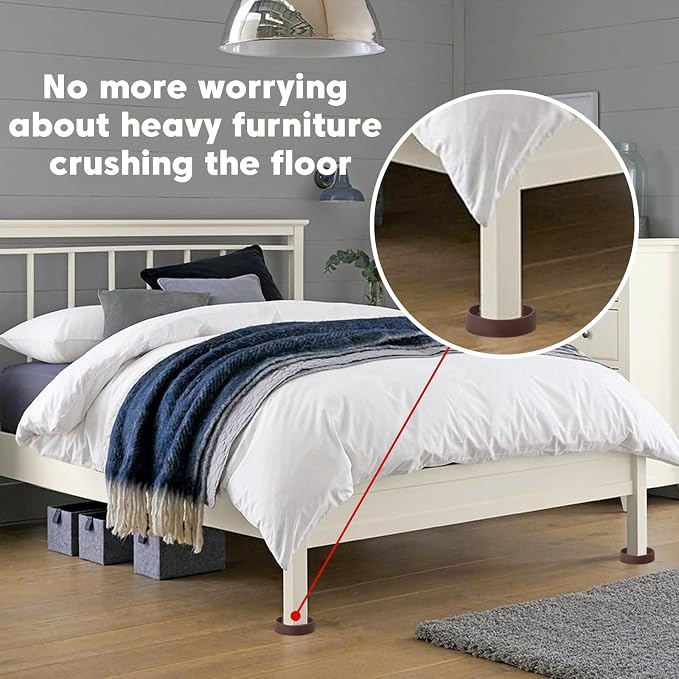 1.5" x 1.5" Rubber Furniture Pads - Image 4