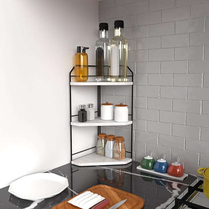 Corner Bathroom Counter Organizer - Image 5