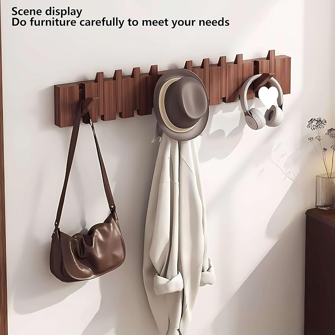 Wall Mounted Piano Key Hanger | Flip Style Hook | Entrance Wall Art Hook - Image 10
