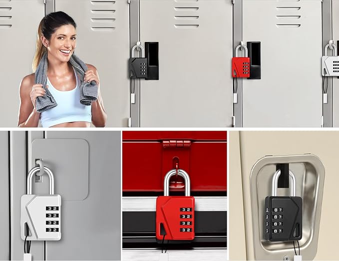 ZHEGE Locker Locks with Code for School, Small Padlocks Combination with DIY - Image 6