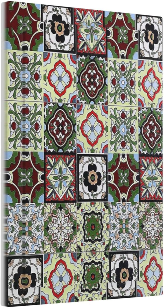 Light Switch Cover Plate Talavera Tile Decal 1 Gang No Device Blank Electrical - Image 2