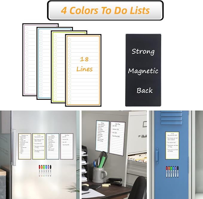 JJPRO Magnetic Dry Erase Chore Chart - Image 4